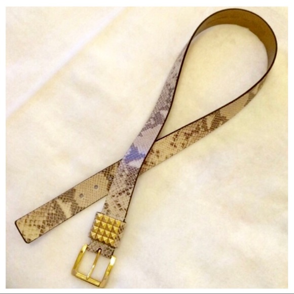 MICHAEL Michael Kors Accessories - MICHAEL by Michael Kors Python Belt